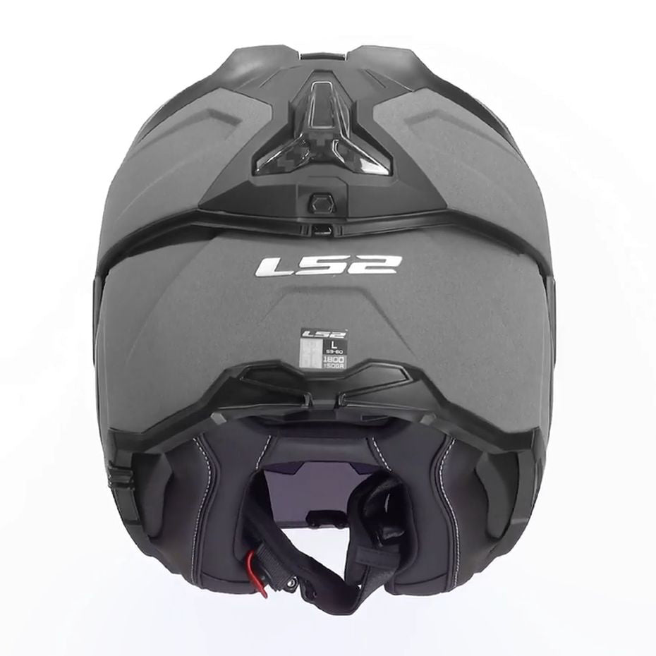 ŠALMAS LS2 FF910 ADVANT II SOLID – MATINĖ JUODA SPALVA