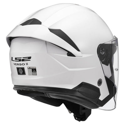 ŠALMAS LS2 OF618 VERSO II SOLID – MATINIS JUODAS