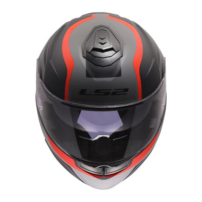 ŠALMAS LS2 FF908 STROBE II MONZA – BALTA / MĖLYNA / RAUDONA SPALVA