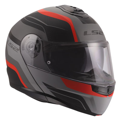 ŠALMAS LS2 FF908 STROBE II MONZA – BALTA / MĖLYNA / RAUDONA SPALVA