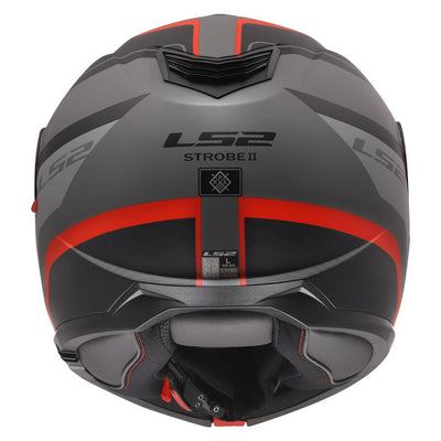 ŠALMAS LS2 FF908 STROBE II MONZA – MATINĖ JUODA / HI-VIZ GELTONA SPALVA