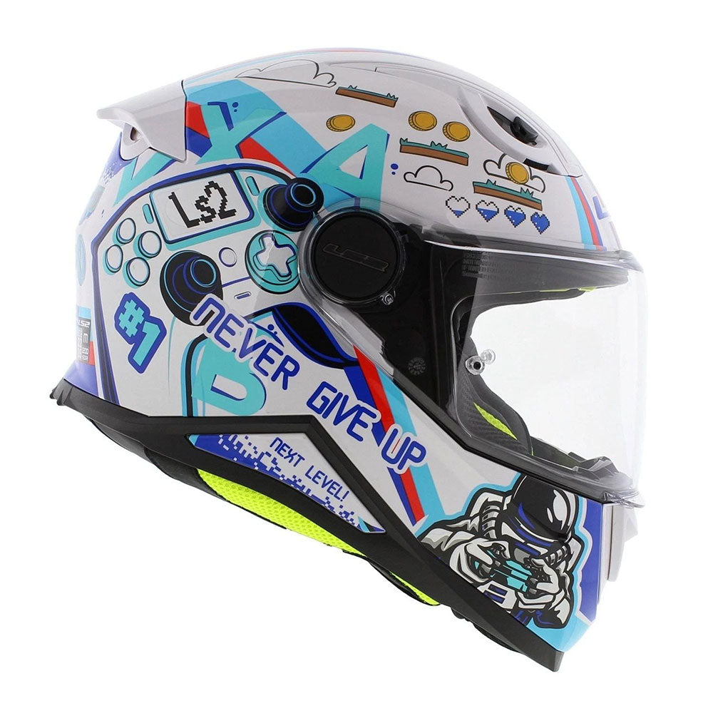ŠALMAS LS2 KID NEXT LEVEL – BALTAS