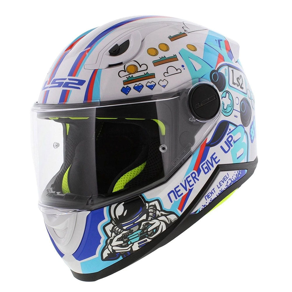 ŠALMAS LS2 KID NEXT LEVEL – BALTAS