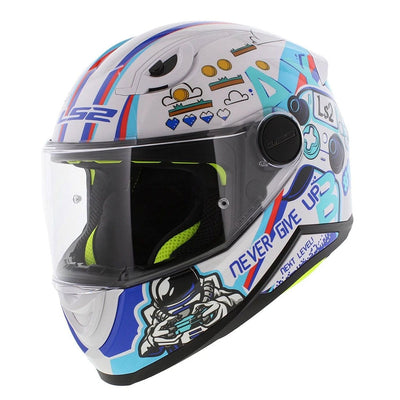 ŠALMAS LS2 KID NEXT LEVEL – BALTAS