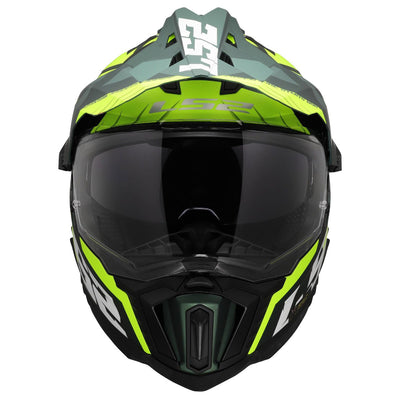 ŠALMAS LS2 MX701 EXPLORER SPIRE – JUODA TITANO RAUDONA SPALVA