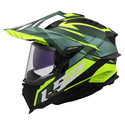 ŠALMAS LS2 MX701 EXPLORER SPIRE – JUODA TITANO RAUDONA SPALVA