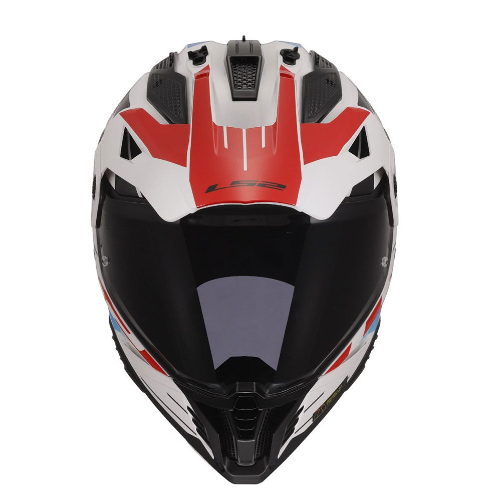 ŠALMAS LS2 MX702 PIONEER II NAMIB – BALTA ORANŽINĖ SPALVA