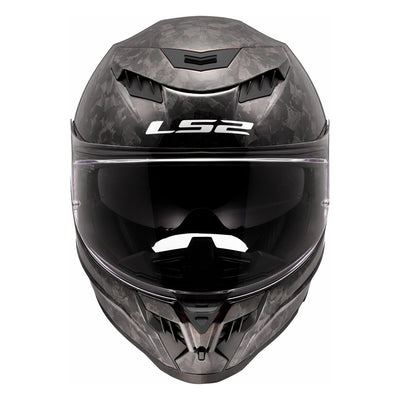 ŠALMAS LS2 FF807 DRAGON FORGED – BLIZGUS KARBONAS