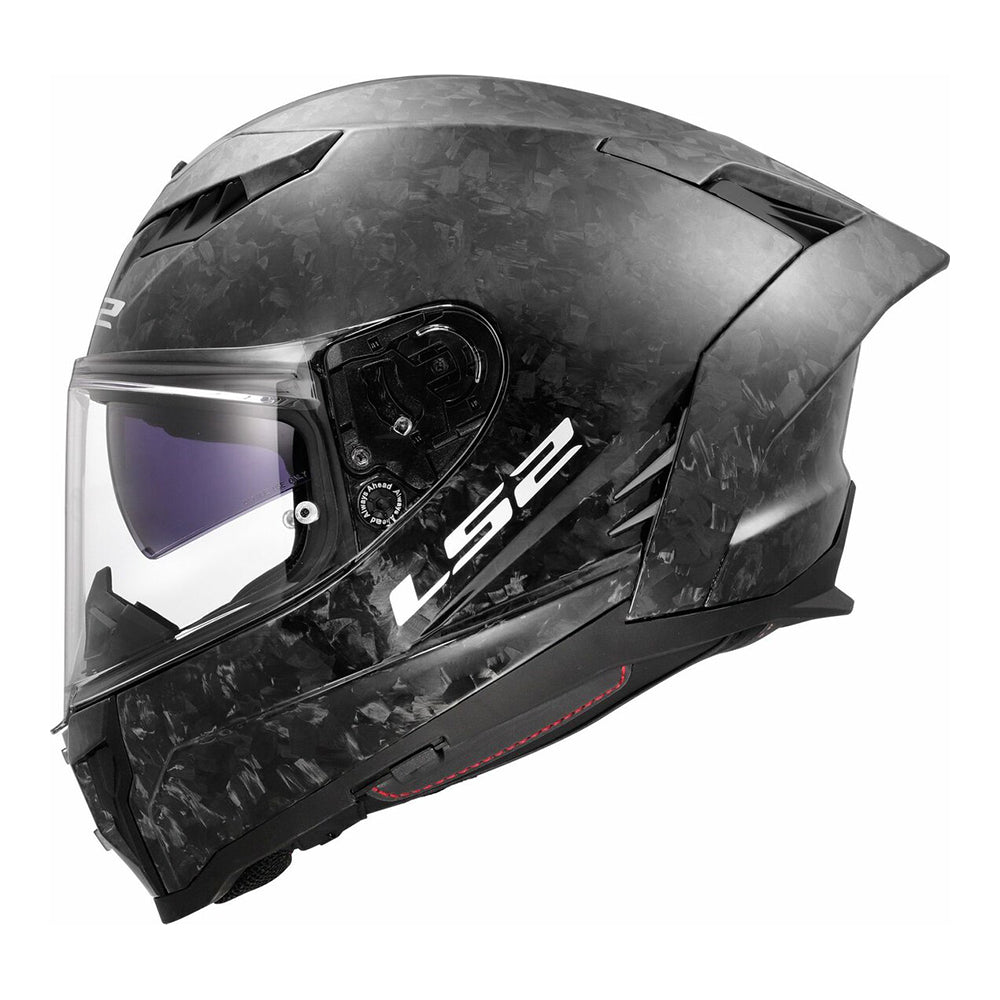 ŠALMAS LS2 FF807 DRAGON FORGED – BLIZGUS KARBONAS