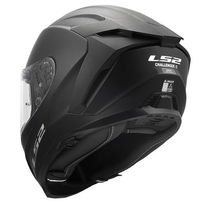 ŠALMAS LS2 FF817 CHALLENGER II SOLID – MATINĖ TAMSIAI MĖLYNA