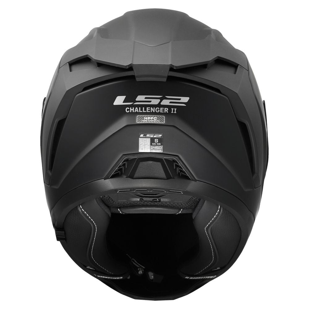 ŠALMAS LS2 FF817 CHALLENGER II SOLID – MATINĖ TAMSIAI MĖLYNA