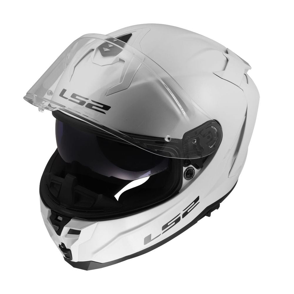 ŠALMAS LS2 FF817 CHALLENGER II SOLID – MATINĖ TAMSIAI MĖLYNA