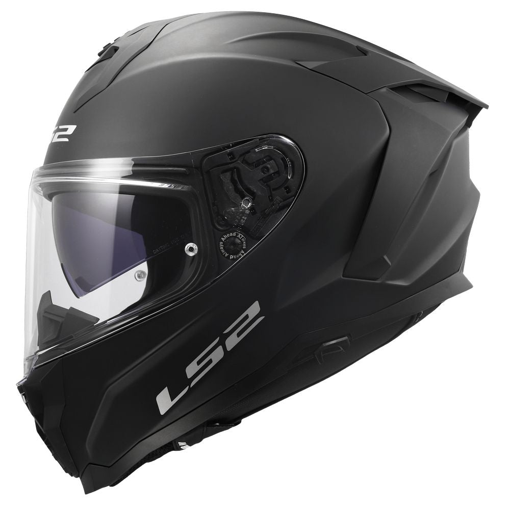 ŠALMAS LS2 FF817 CHALLENGER II SOLID – MATINĖ JUODA