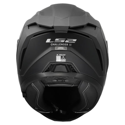 ŠALMAS LS2 FF817 CHALLENGER II SOLID – BLIZGI BALTA 