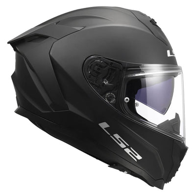 ŠALMAS LS2 FF817 CHALLENGER II SOLID – BLIZGI BALTA 