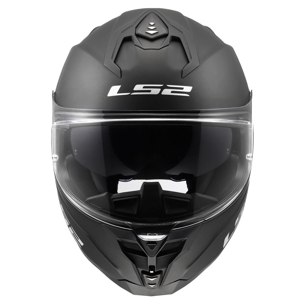 ŠALMAS LS2 FF817 CHALLENGER II SOLID – BLIZGI BALTA 