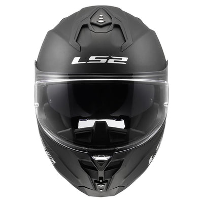 ŠALMAS LS2 FF817 CHALLENGER II SOLID – BLIZGI BALTA 
