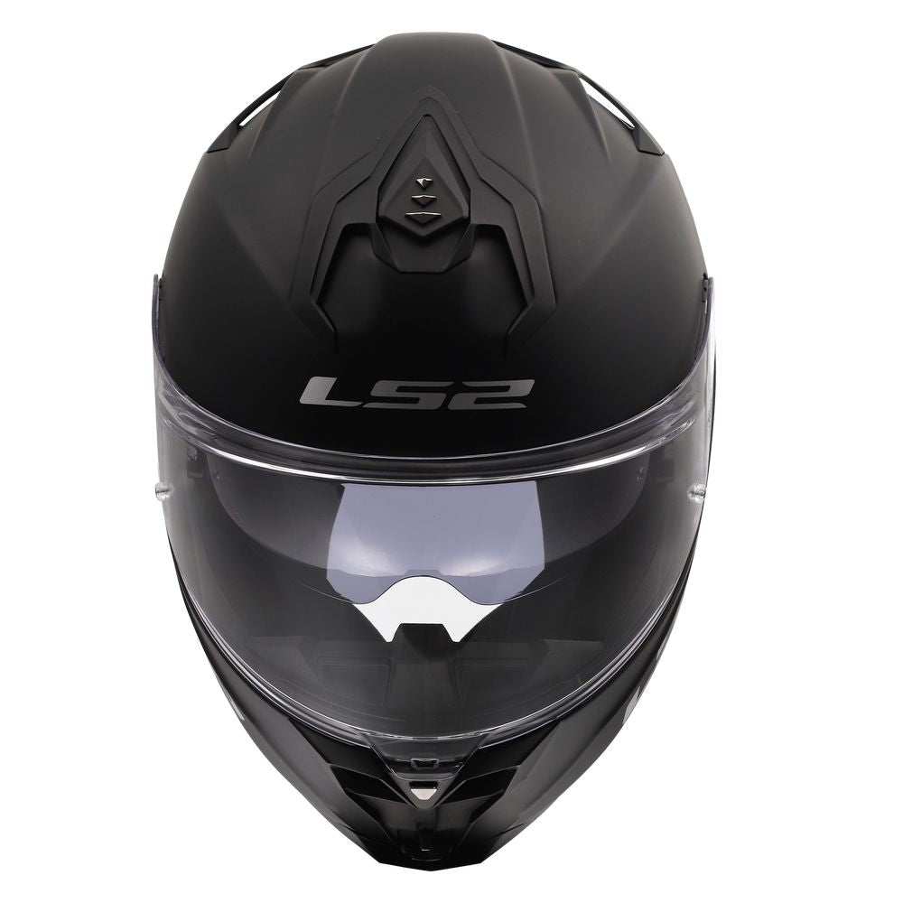 ŠALMAS LS2 FF817 CHALLENGER II SOLID – BLIZGI BALTA 