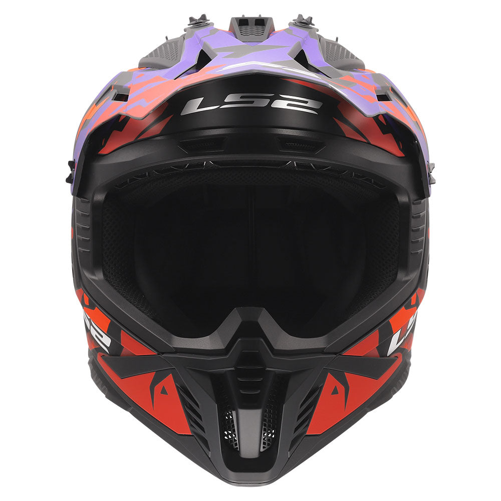 ŠALMAS LS2 MX708 FAST II GROTESK – MĖLYNAS / ROŽINIS / ŽALIAS