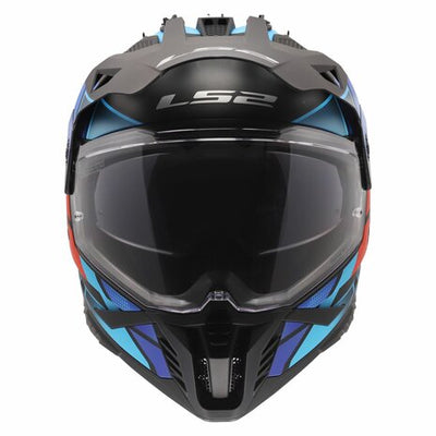 ŠALMAS LS2 MX702 PIONEER II BLOCK – PILKA RAUDONA SPALVA