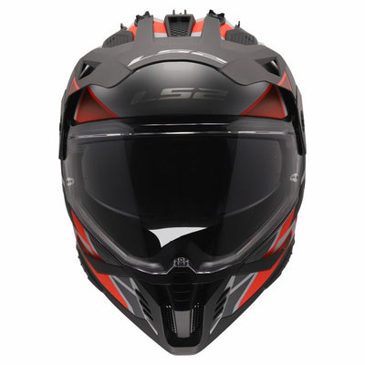 ŠALMAS LS2 MX702 PIONEER II BLOCK – PILKA RAUDONA SPALVA