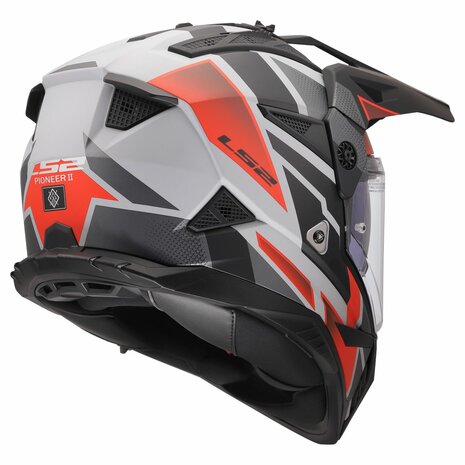ŠALMAS LS2 MX702 PIONEER II BLOCK – JUODA RAUDONA MĖLYNA SPALVA