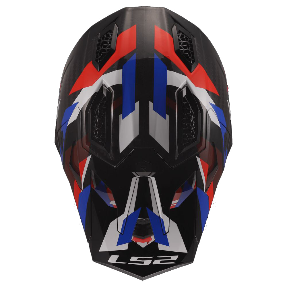 ŠALMAS LS2 MX703 C X-FORCE PHANTOM – MĖLYNA BALTA SPALVA
