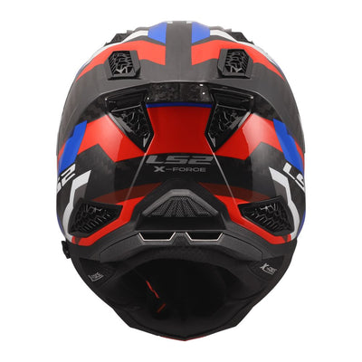 ŠALMAS LS2 MX703 C X-FORCE PHANTOM – MĖLYNA BALTA SPALVA