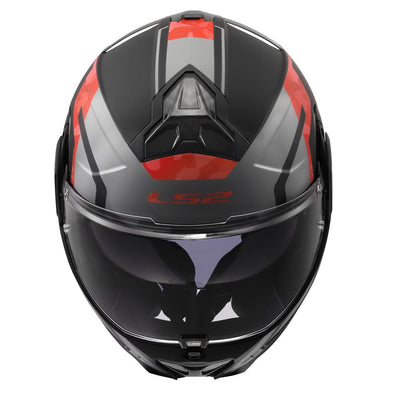 ŠALMAS LS2 FF910 ADVANT II GLIDE – JUODA / ORANŽINĖ SPALVA