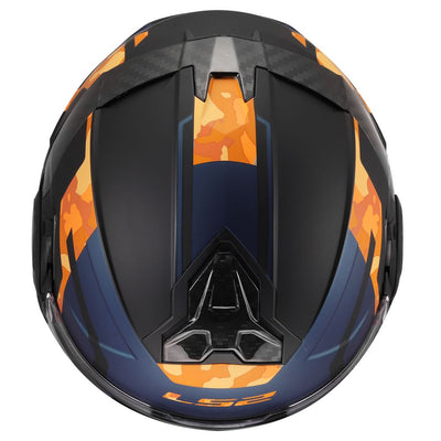 ŠALMAS LS2 FF910 ADVANT II GLIDE – JUODA / ORANŽINĖ SPALVA