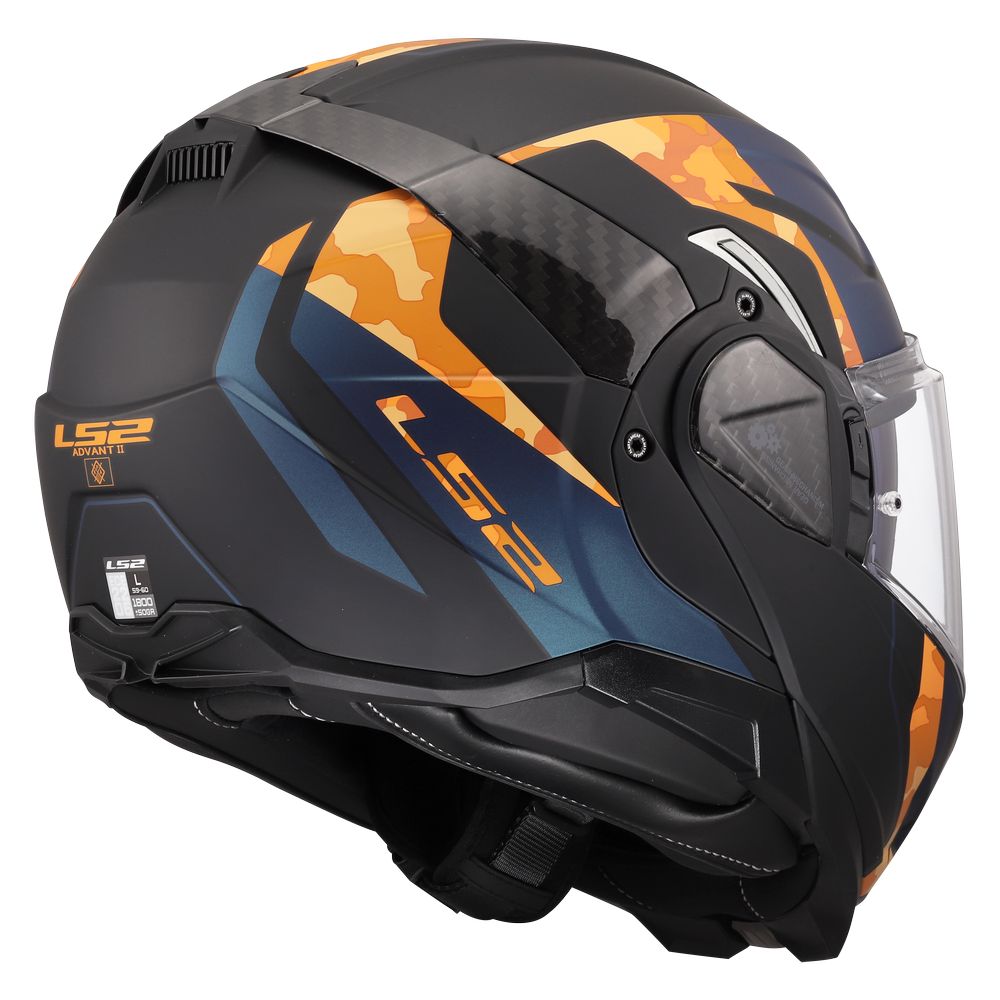 ŠALMAS LS2 FF910 ADVANT II GLIDE – JUODA / PILKA / RAUDONA SPALVA