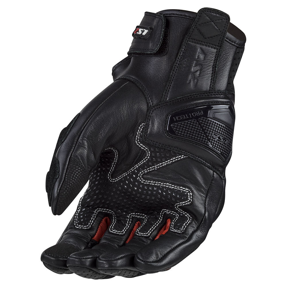 PIRŠTINĖS LS2 SPARK II LEATHER VYRAMS – JUODOS / BALTOS