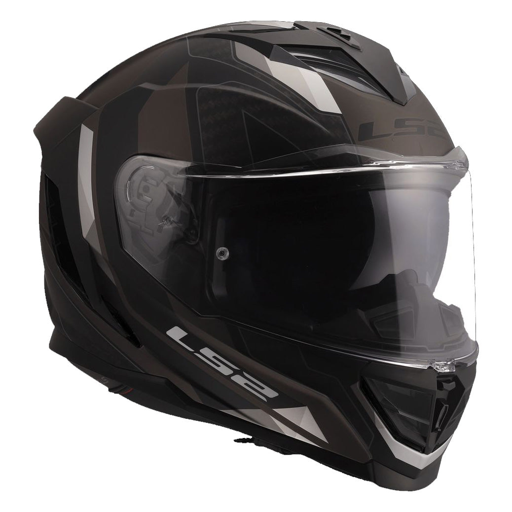 ŠALMAS LS2 FF818 STORM III SPORTY – JUODA / PILKA SPALVA
