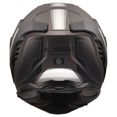 ŠALMAS LS2 FF818 STORM III SPORTY – JUODA / PILKA SPALVA