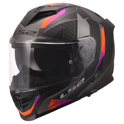 ŠALMAS LS2 FF818 STORM III SPORTY – JUODA / PILKA SPALVA