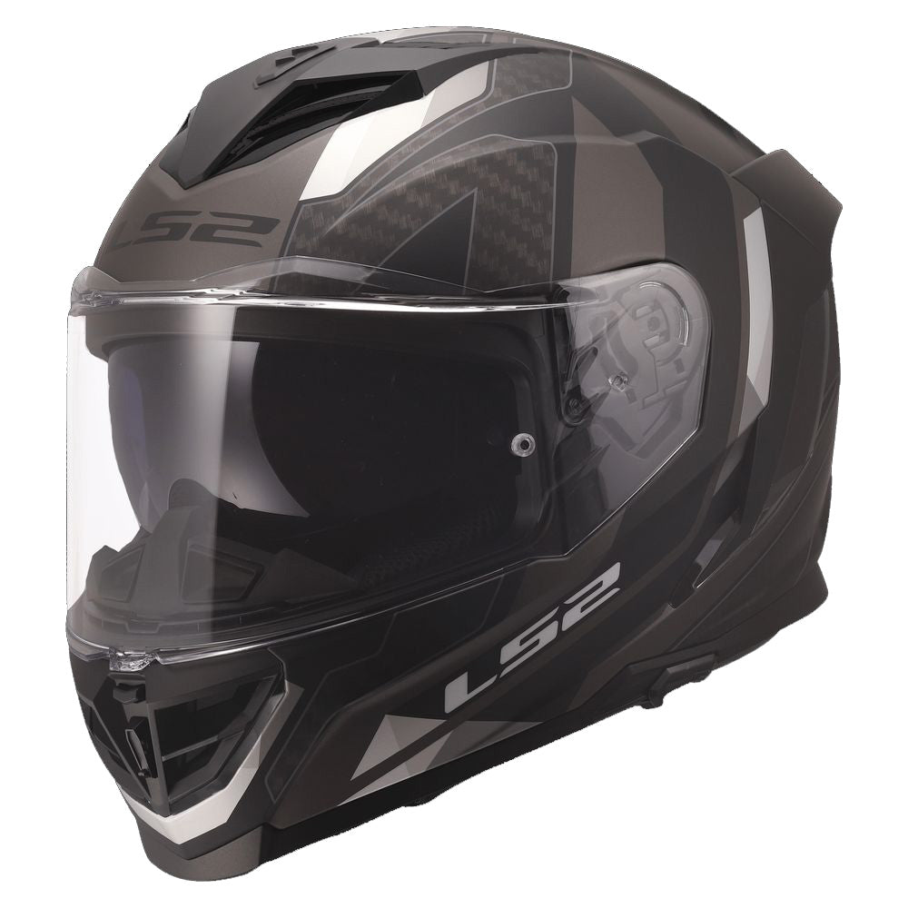 ŠALMAS LS2 FF818 STORM III SPORTY – JUODA / PILKA SPALVA