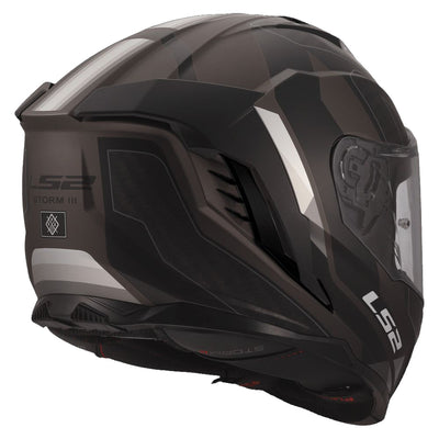 ŠALMAS LS2 FF818 STORM III SPORTY – PILKA / VIOLETINĖ SPALVA