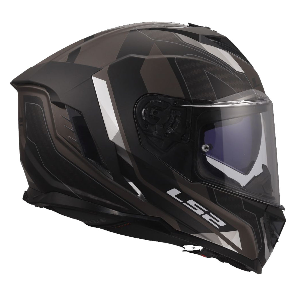 ŠALMAS LS2 FF818 STORM III SPORTY – PILKA / VIOLETINĖ SPALVA