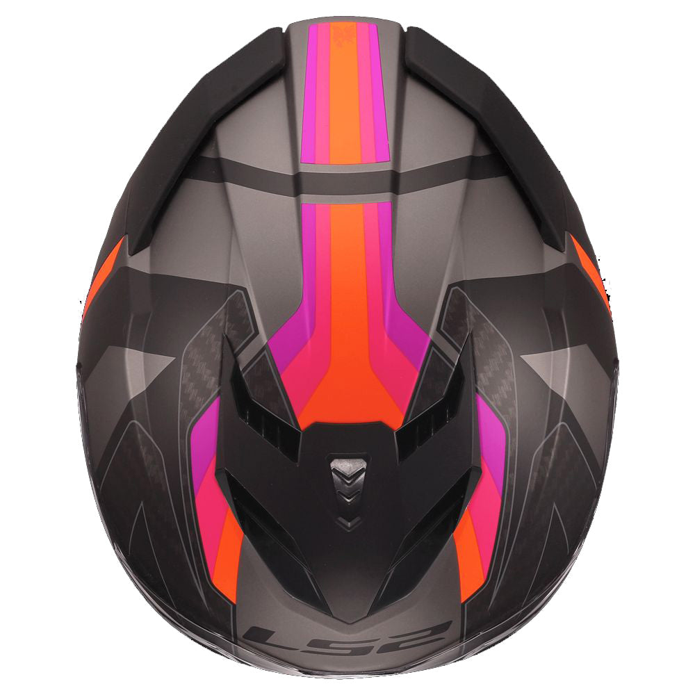 ŠALMAS LS2 FF818 STORM III SPORTY – BALTA / MĖLYNA / RAUDONA SPALVA