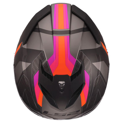 ŠALMAS LS2 FF818 STORM III SPORTY – BALTA / MĖLYNA / RAUDONA SPALVA
