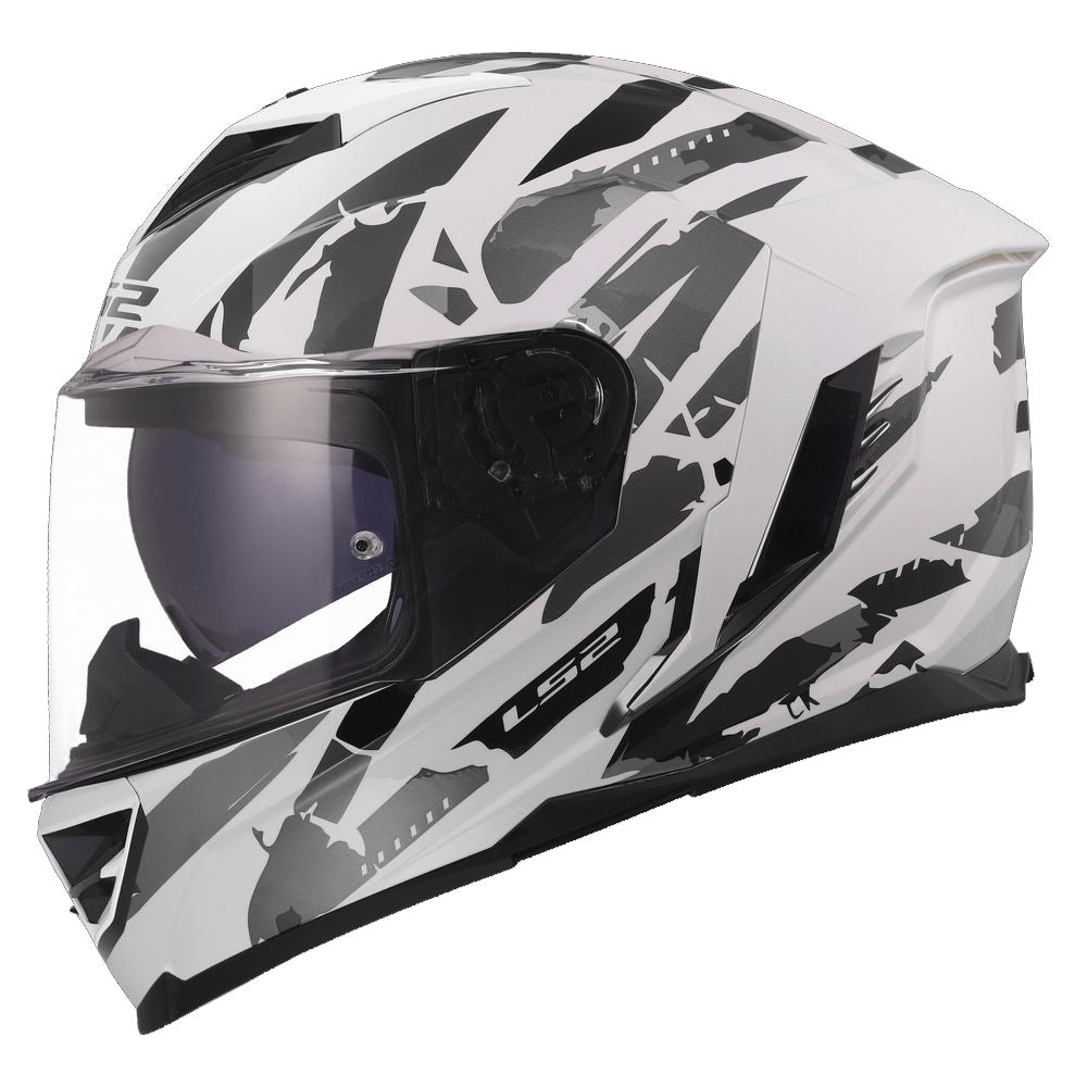 ŠALMAS LS2 FF818 STORM III KAOS – RYŠKIAI GELTONA SPALVA