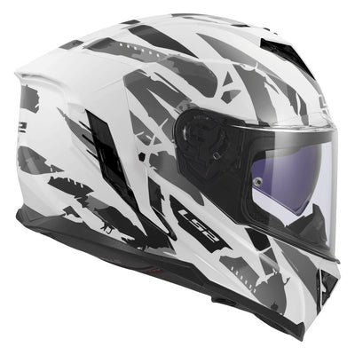 ŠALMAS LS2 FF818 STORM III KAOS – RYŠKIAI GELTONA SPALVA