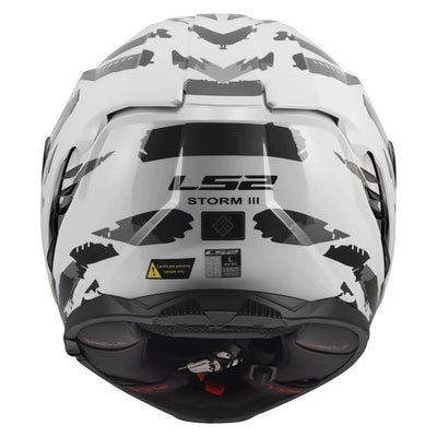 ŠALMAS LS2 FF818 STORM III KAOS – RYŠKIAI GELTONA SPALVA