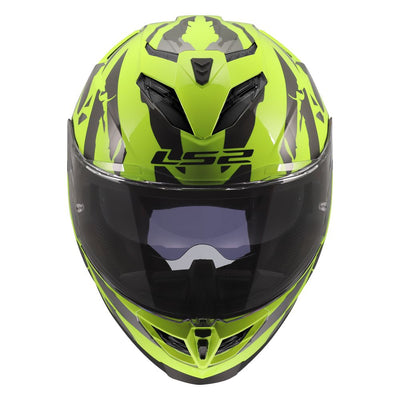 ŠALMAS LS2 FF818 STORM III KAOS – BALTA / PILKA SPALVA