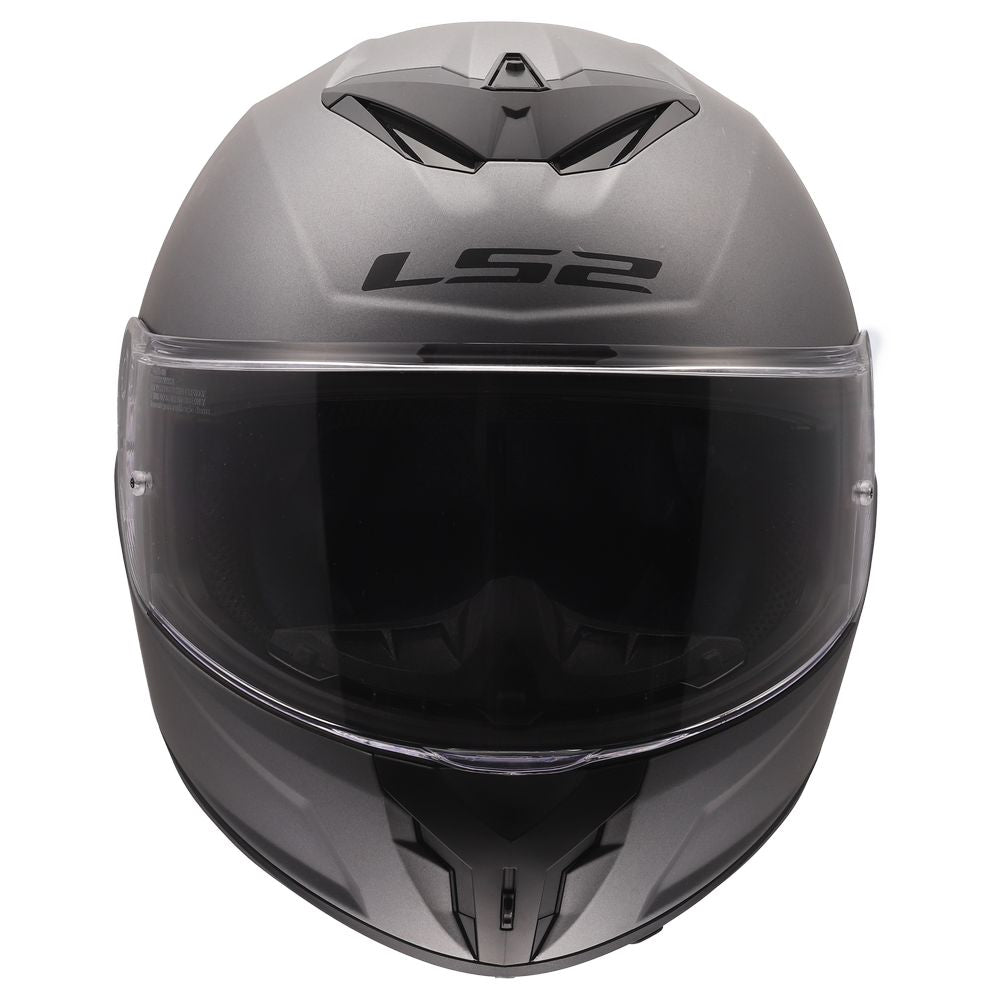 ŠALMAS LS2 FF820 RAPID III SOLID – MATINĖ TITANO SPALVA