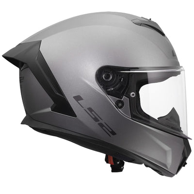 ŠALMAS LS2 FF820 RAPID III SOLID – MATINĖ TITANO SPALVA