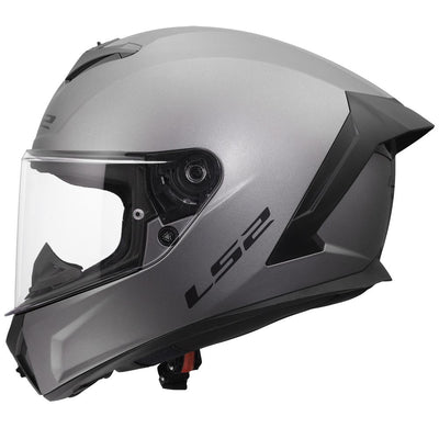 ŠALMAS LS2 FF820 RAPID III SOLID – MATINĖ TITANO SPALVA