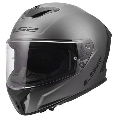 ŠALMAS LS2 FF820 RAPID III SOLID – MATINĖ TITANO SPALVA