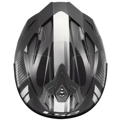 ŠALMAS LS2 FF817 CHALLENGER II NITRO – JUODAS / PILKAS