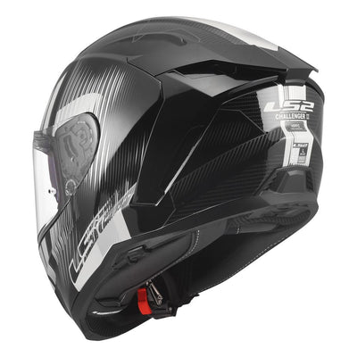 ŠALMAS LS2 FF817 CHALLENGER II NITRO – JUODAS / PILKAS